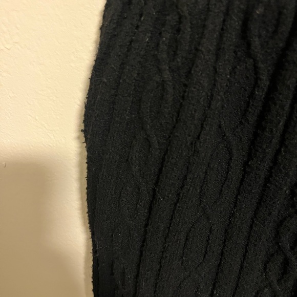 Alo Black Cable Knit Leggings-Small - Picture 5 of 6